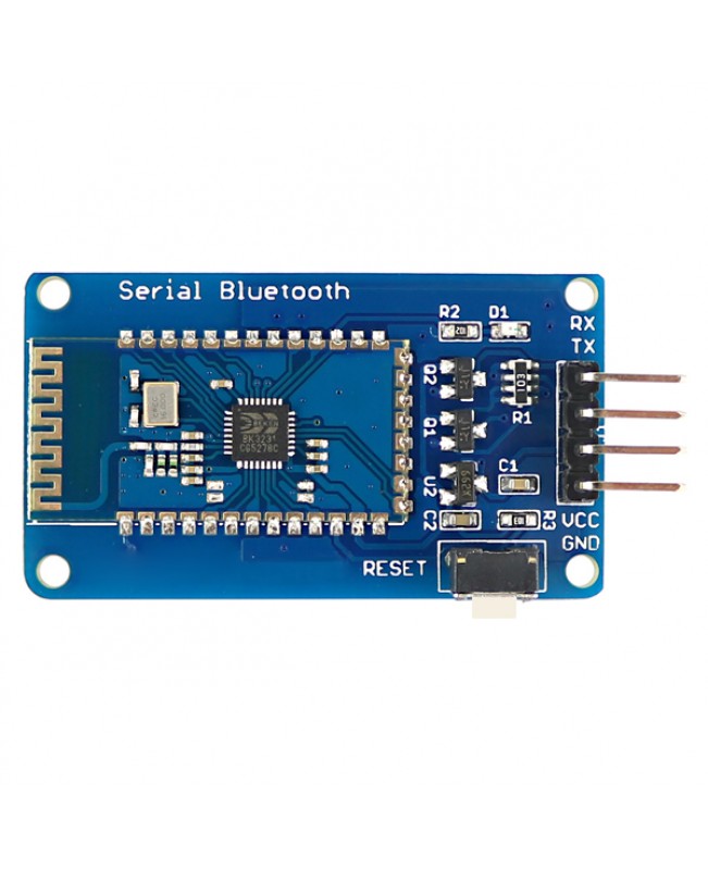 Serial Bluetooth Transceiver Module Wireless Receiver Board Compatible 3.3V 5V