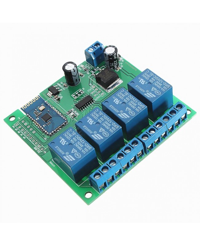 12V 4 Channel Road Bluetooth Control Relay Module