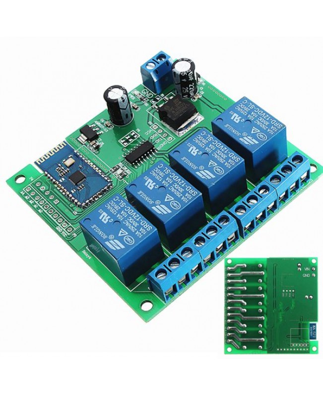 12V 4 Channel Road Bluetooth Control Relay Module