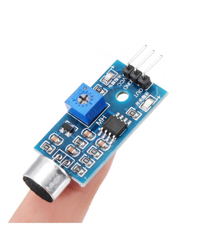 10Pcs Microphone Sound Sensor Module Voice Sensor High Sensitivity Sound Detection Module Whistle Module For Arduino