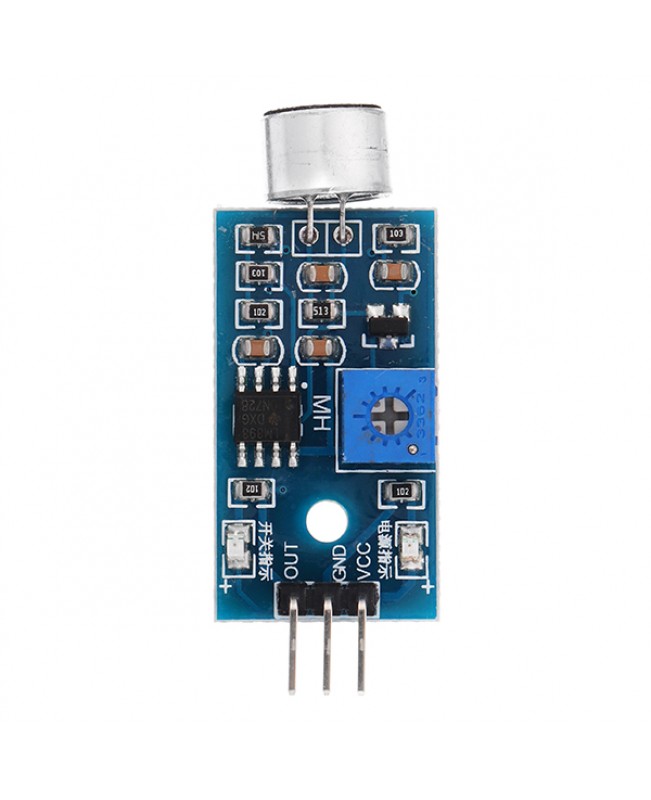 10Pcs Microphone Sound Sensor Module Voice Sensor High Sensitivity Sound Detection Module Whistle Module For Arduino