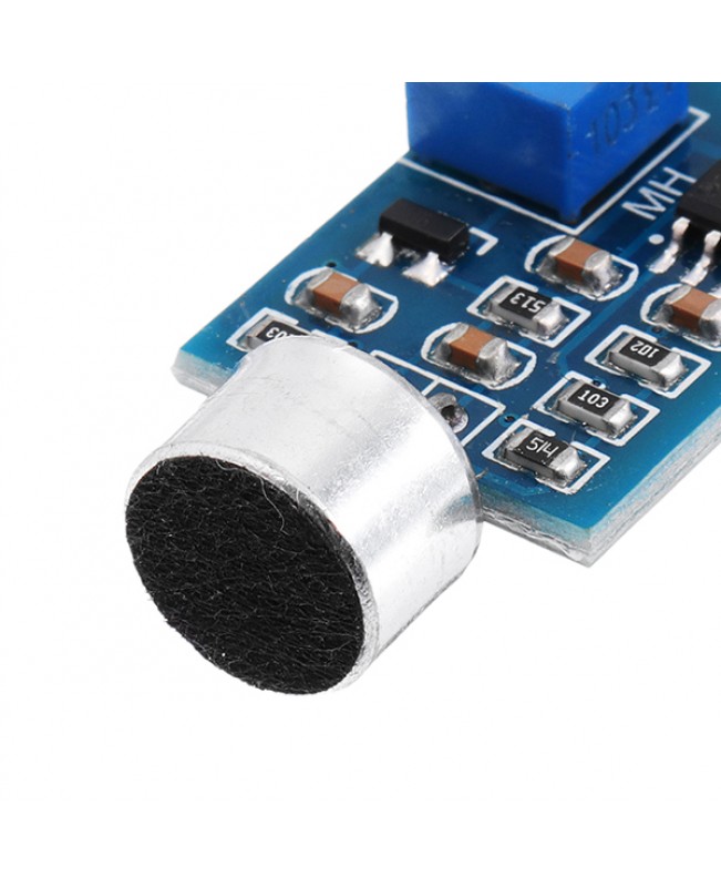 10Pcs Microphone Sound Sensor Module Voice Sensor High Sensitivity Sound Detection Module Whistle Module For Arduino