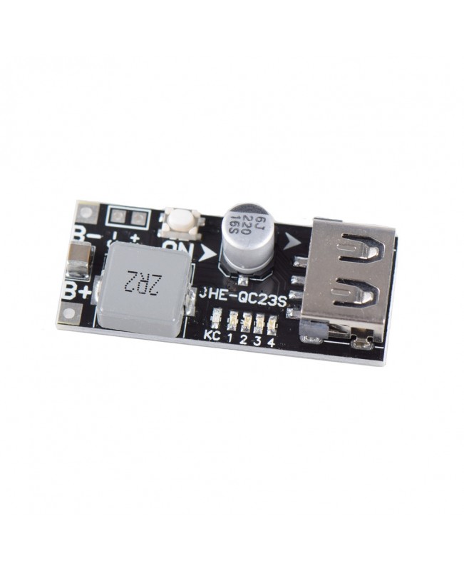 JHE-QC23S Voltage Boost Display Step Up USB Charging Module