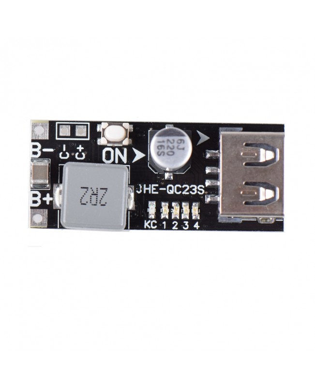 JHE-QC23S Voltage Boost Display Step Up USB Charging Module