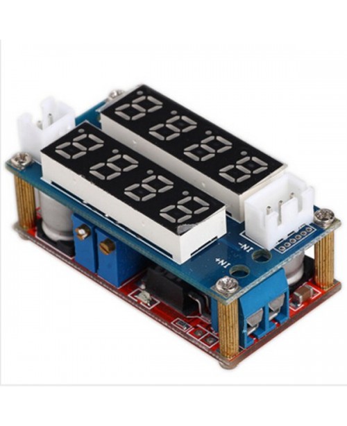 5A Adjustable Voltage Module LED Panel Voltmeter A...