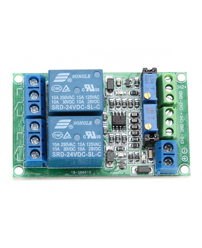 LM393 12V 24V Two-way Voltage Comparator Module