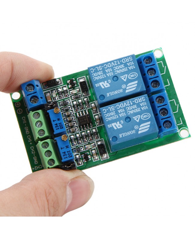 LM393 12V 24V Two-way Voltage Comparator Module