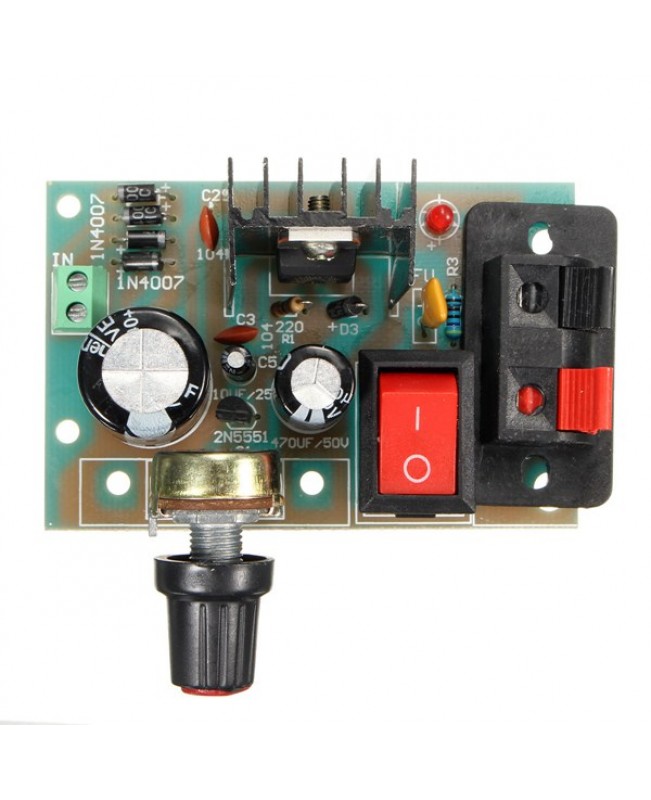 LM317 Adjustable Voltage Regulator Power Supply Module AC/DC Input