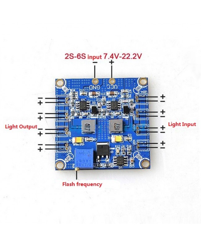 LED Light Control Board for RC Multicopter