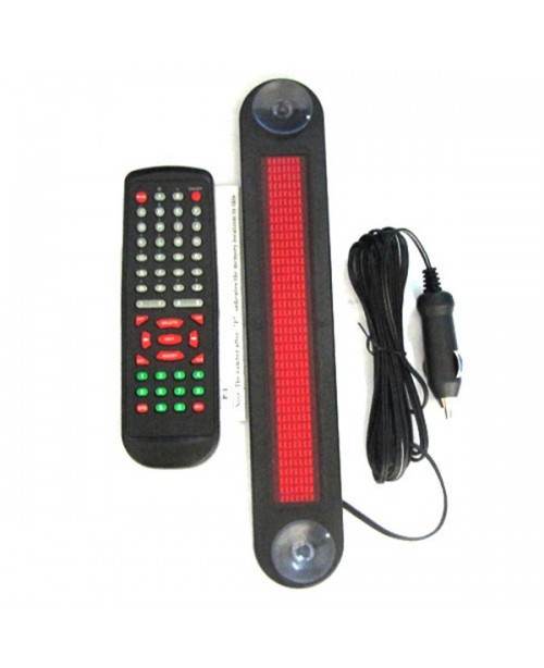 Car Red LED Programmable Message Scrolling Display...