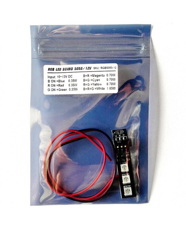 Matek RGB LED Board 12V/5V Light Board For FPV Helicopter Multi-axis