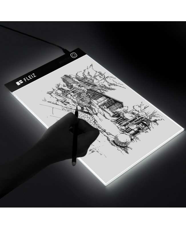 A4 LED Ultra-Thin Dimmable Brightness Light Board Tracing Copy Board Drawing Pad