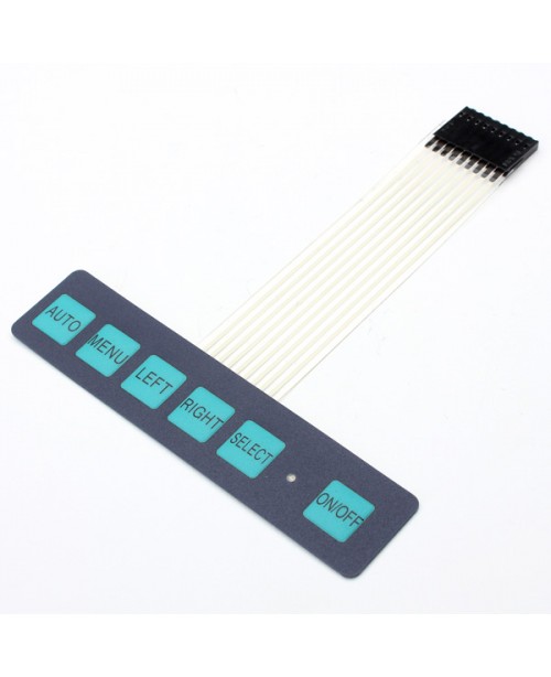 5Pcs 6 Key LED Matrix Membrane Switch Keyboard Con...