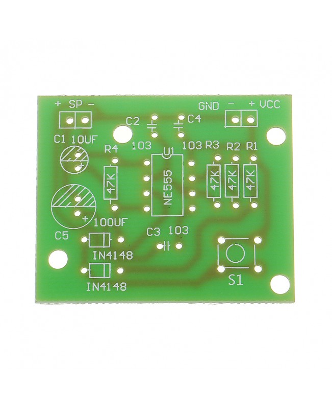 DIY NE555 Ding Dong Doorbell Kit Electronic Doorbell Module Kit