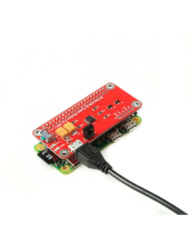 IR Remote And Power Botton Module Kit For Raspberry Pi