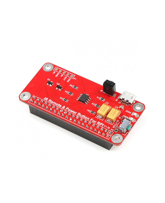 IR Remote And Power Botton Module Kit For Raspberry Pi