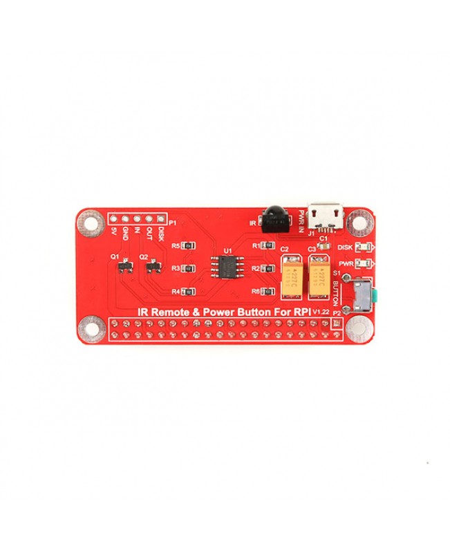 IR Remote And Power Botton Module Kit For Raspberry Pi