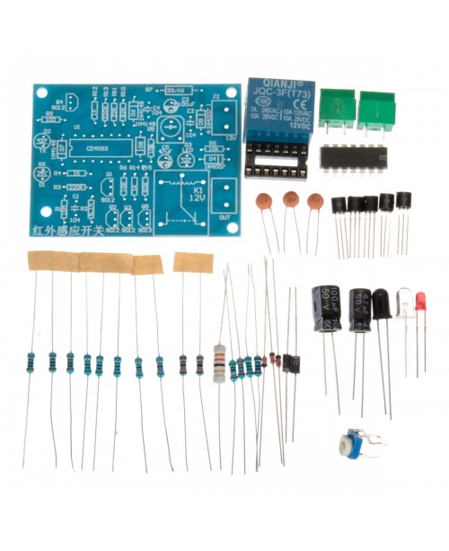 DIY IR Infrared Sensor Module Switch Electronic Ki...